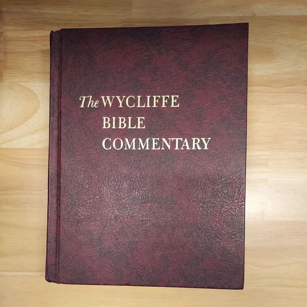 The Wycliffe Bible Commentary 1962 Vintage Hardcover Book - Christian Religious